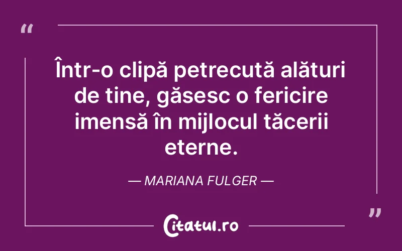 Citat Mariana Fulger - citate spiritualitate