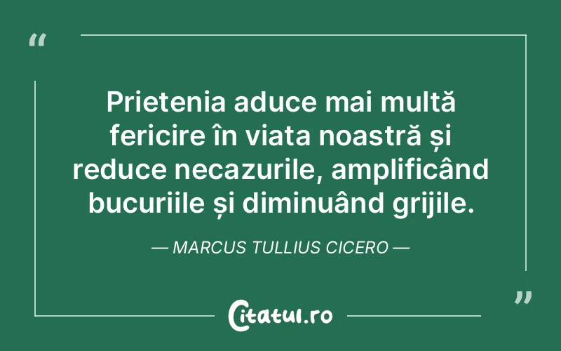 Citat Marcus Tullius Cicero - citate spiritualitate