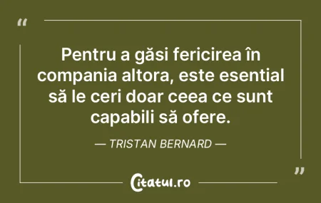 Pentru a găsi fericirea în compania al...