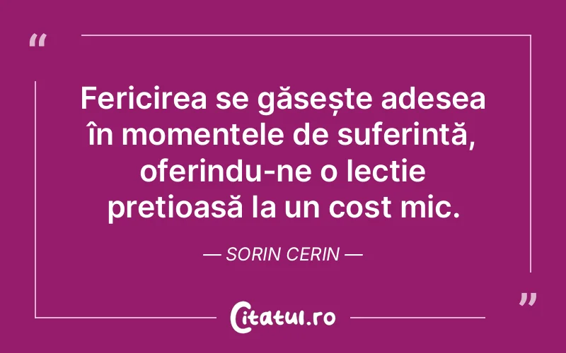 Citat Sorin Cerin - citate spiritualitate