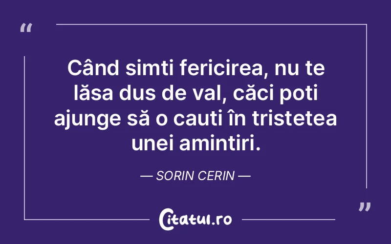 Citat Sorin Cerin - citate spiritualitate