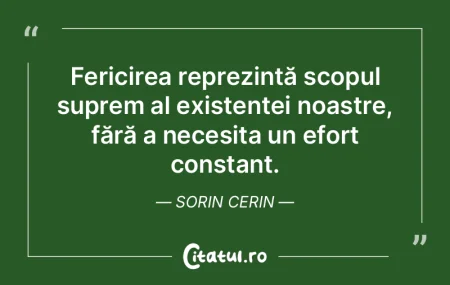 Fericirea reprezintă scopul suprem al e... Fericirea reprezintă scopul suprem al e...