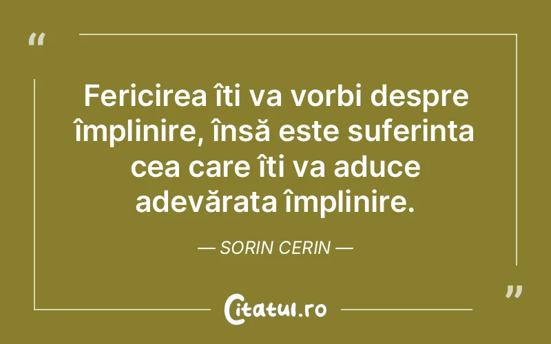 Citat Sorin Cerin - citate spiritualitate