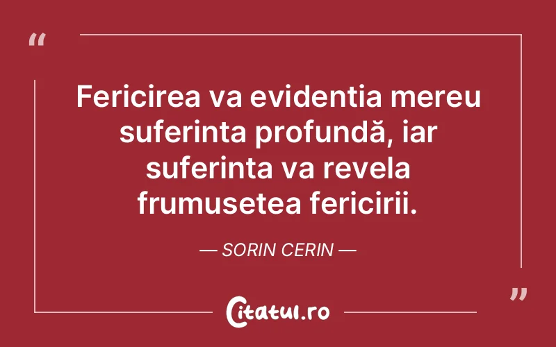 Citat Sorin Cerin - citate spiritualitate