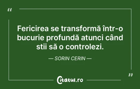 Fericirea se transformă într-o bucurie... Fericirea se transformă într-o bucurie...