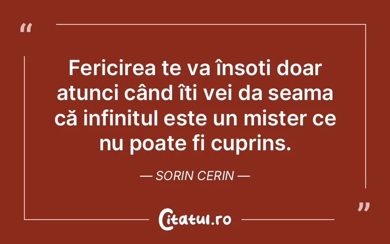 Citat Sorin Cerin - citate spiritualitate