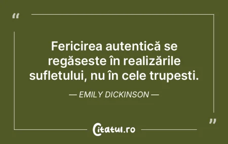 Fericirea autentică se regăsește în ... Fericirea autentică se regăsește în ...