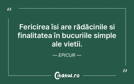 Fericirea își are rădăcinile și fin... Fericirea își are rădăcinile și fin...