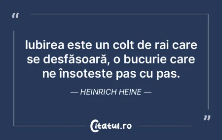 Iubirea este un colț de rai care se des... Iubirea este un colț de rai care se des...