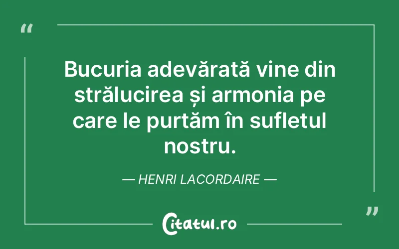 Citat Henri Lacordaire - citate spiritualitate