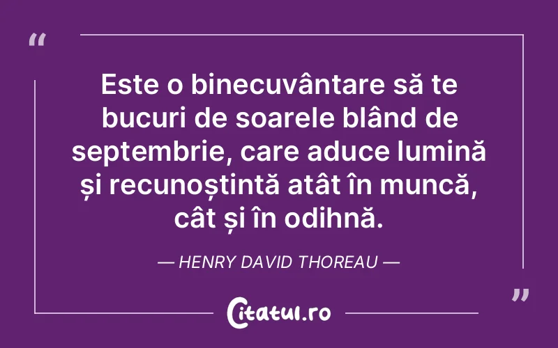 Citat Henry David Thoreau - citate spiritualitate