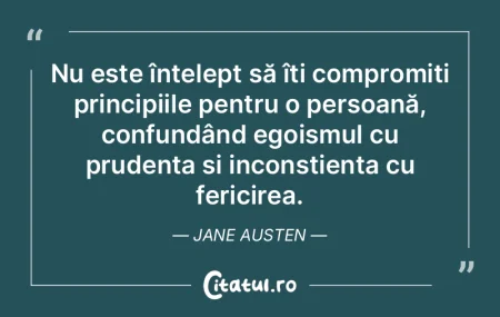 Nu este înțelept să îți compromiți... Nu este înțelept să îți compromiți...