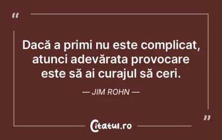 Dacă a primi nu este complicat, atunci ... Dacă a primi nu este complicat, atunci ...