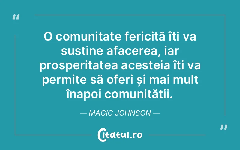 Citat Magic Johnson - citate spiritualitate