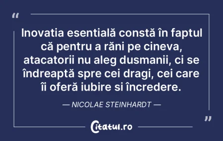 Inovația esențială constă în faptul... Inovația esențială constă în faptul...