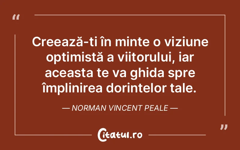 Citat Norman Vincent Peale - citate spiritualitate