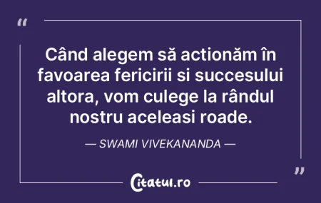 Când alegem să acționăm în favoarea... Când alegem să acționăm în favoarea...
