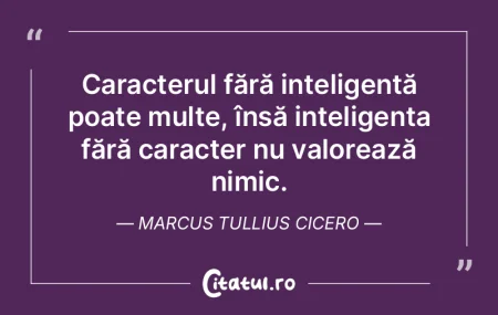 Caracterul fără inteligență poate mu... Caracterul fără inteligență poate mu...