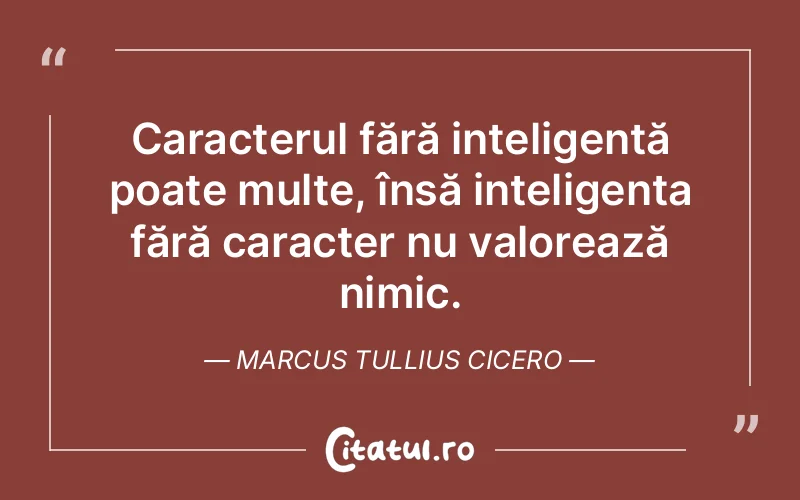 Citat Marcus Tullius Cicero - citate spiritualitate