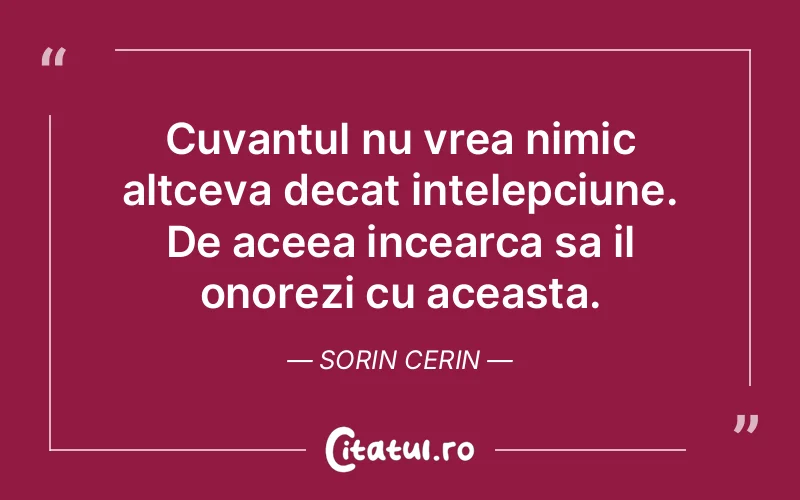 Citat Sorin Cerin - citate spiritualitate