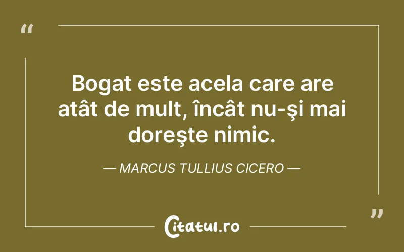 Citat Marcus Tullius Cicero - citate spiritualitate