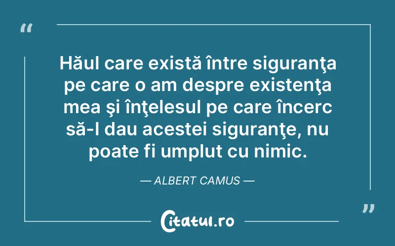 Citat Albert Camus - citate spiritualitate