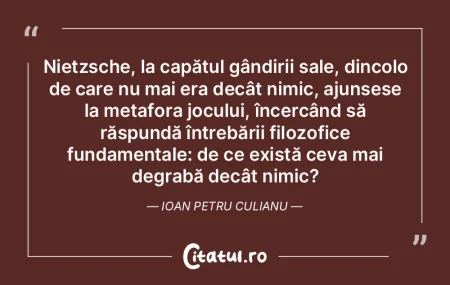 Nietzsche, la capătul gândirii sale, d... Nietzsche, la capătul gândirii sale, d...