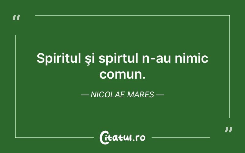 Citat Nicolae Mares - citate spiritualitate
