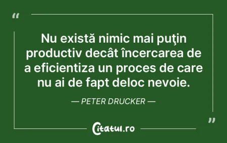Nu există nimic mai puţin productiv de... Nu există nimic mai puţin productiv de...
