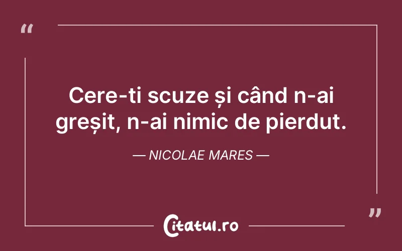 Citat Nicolae Mares - citate spiritualitate
