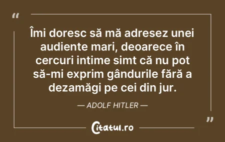 ÃŽmi doresc să mă adresez unei audienÈ... ÃŽmi doresc să mă adresez unei audienÈ...
