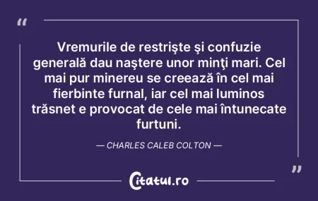 Vremurile de restrişte şi confuzie gen... Vremurile de restrişte şi confuzie gen...
