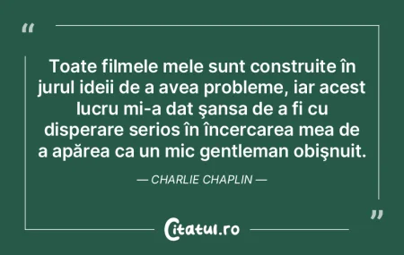 Toate filmele mele sunt construite în j... Toate filmele mele sunt construite în j...