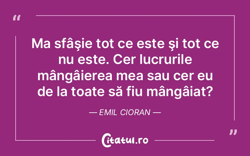 Citat Emil Cioran - citate spiritualitate