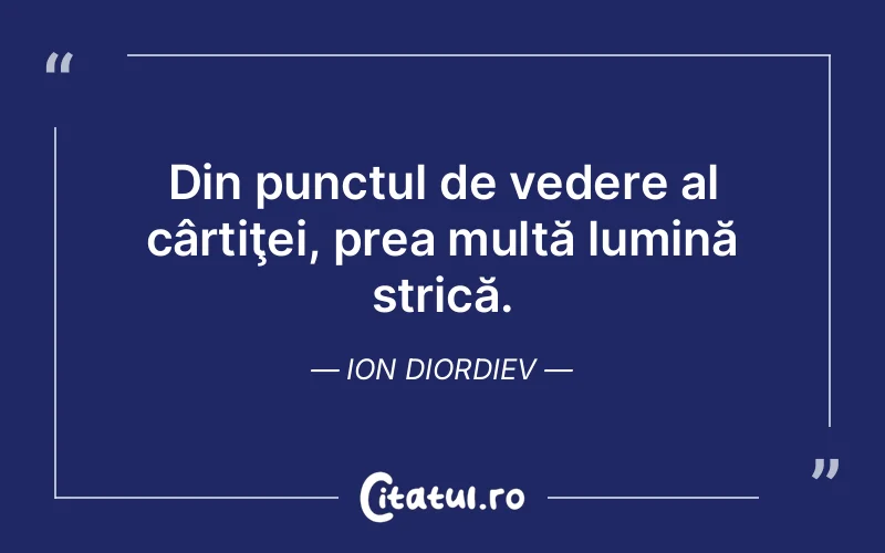 Citat Ion Diordiev - citate spiritualitate