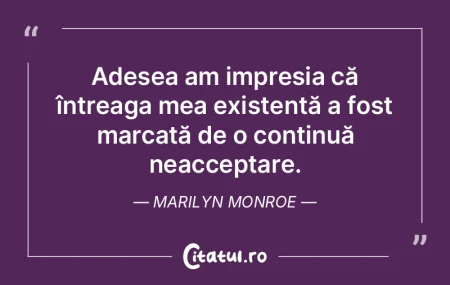 Adesea am impresia că întreaga mea exi... Adesea am impresia că întreaga mea exi...