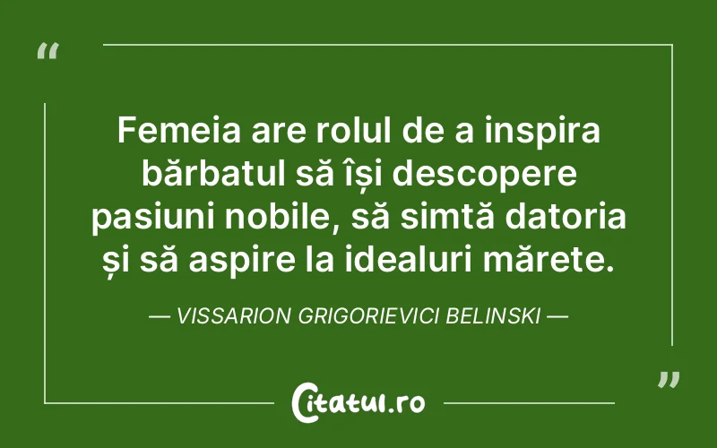 Citat Vissarion Grigorievici Belinski - citate spiritualitate
