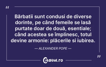 Bărbații sunt conduși de diverse dori... Bărbații sunt conduși de diverse dori...