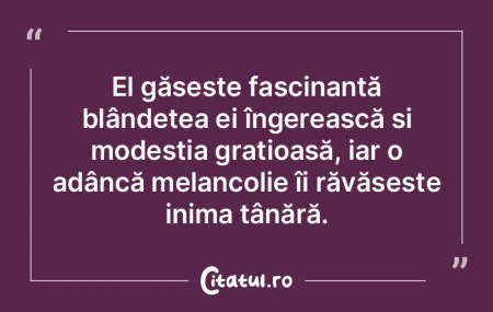 El găsește fascinantă blândețea ei ... El găsește fascinantă blândețea ei ...