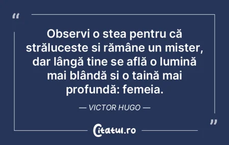 Observi o stea pentru că strălucește ... Observi o stea pentru că strălucește ...