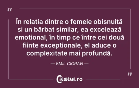 În relația dintre o femeie obișnuită... În relația dintre o femeie obișnuită...