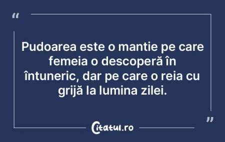 Pudoarea este o mantie pe care femeia o ... Pudoarea este o mantie pe care femeia o ...