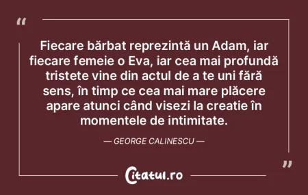 Fiecare bărbat reprezintă un Adam, iar... Fiecare bărbat reprezintă un Adam, iar...