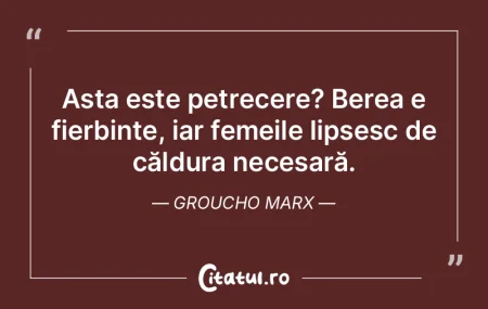 Asta este petrecere? Berea e fierbinte, ... Asta este petrecere? Berea e fierbinte, ...