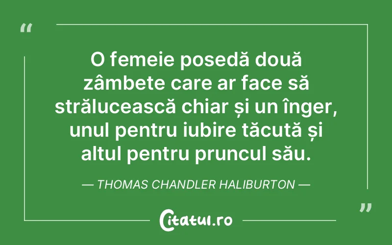Citat Thomas Chandler Haliburton - citate spiritualitate