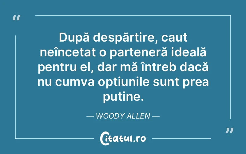 Citat Woody Allen - citate spiritualitate