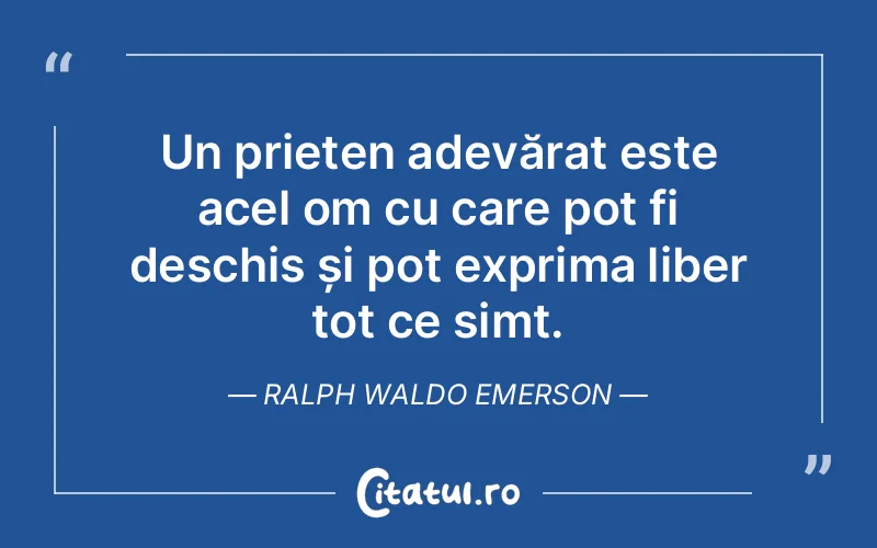 Citat Ralph Waldo Emerson - citate spiritualitate
