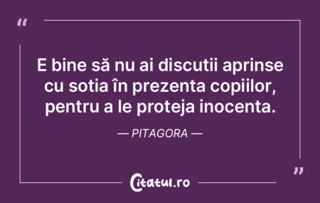 E bine să nu ai discuții aprinse cu so... E bine să nu ai discuții aprinse cu so...