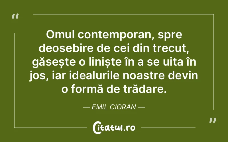 Citat Emil Cioran - citate spiritualitate