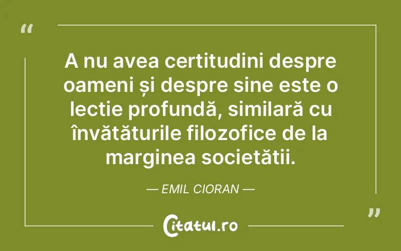 Citat Emil Cioran - citate spiritualitate